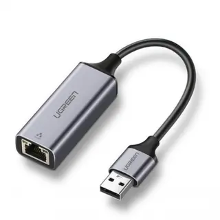 Produktfoto för UGREEN USB-A till RJ45 Ethernet-adapter - Space Grey