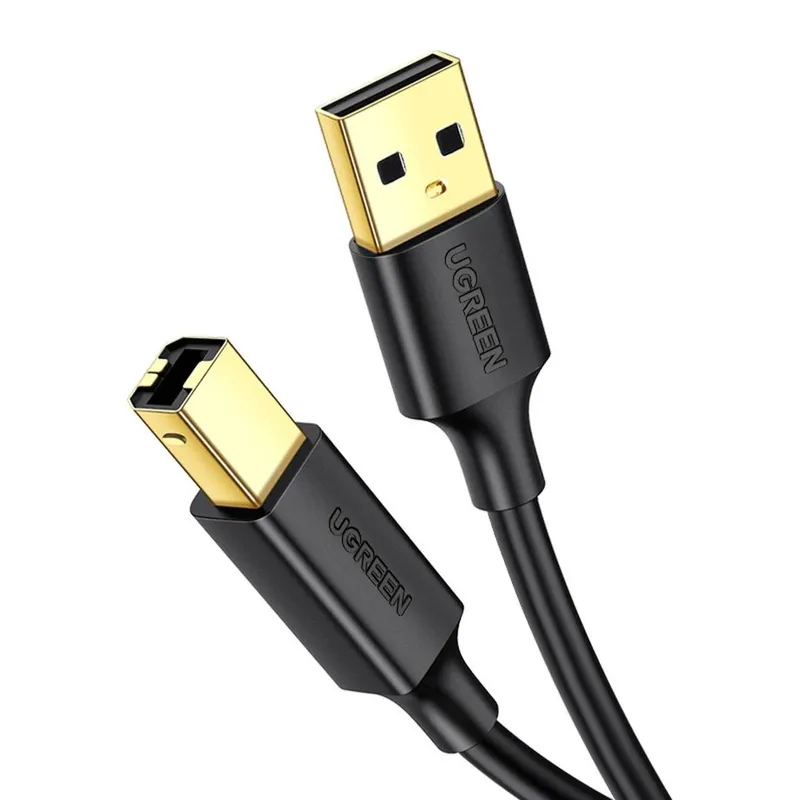 Alternativ bild 0 för Ugreen USB-A till USB-B skrivarkabel, 480Mbps, 5m - Svart