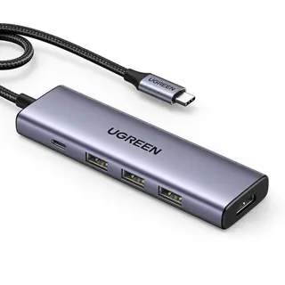 Produktfoto för UGREEN USB-C Hub med 3x USB-A / 1x USB-C / 1x HDMI