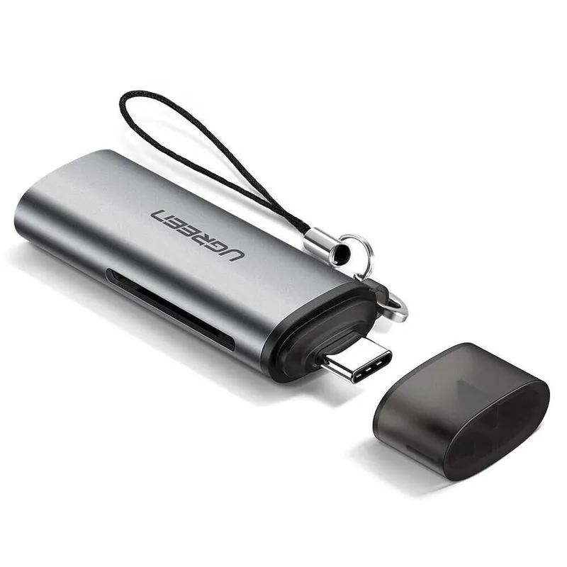 Alternativ bild 0 för UGREEN USB-C TF + SD-minneskortläsare