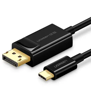 Produktfoto för UGREEN USB-C till DisplayPort-kabel, 1,5 m - Svart