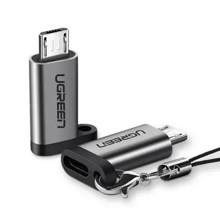 Produktfoto för Ugreen USB-C till Micro-USB Adapter - Grå