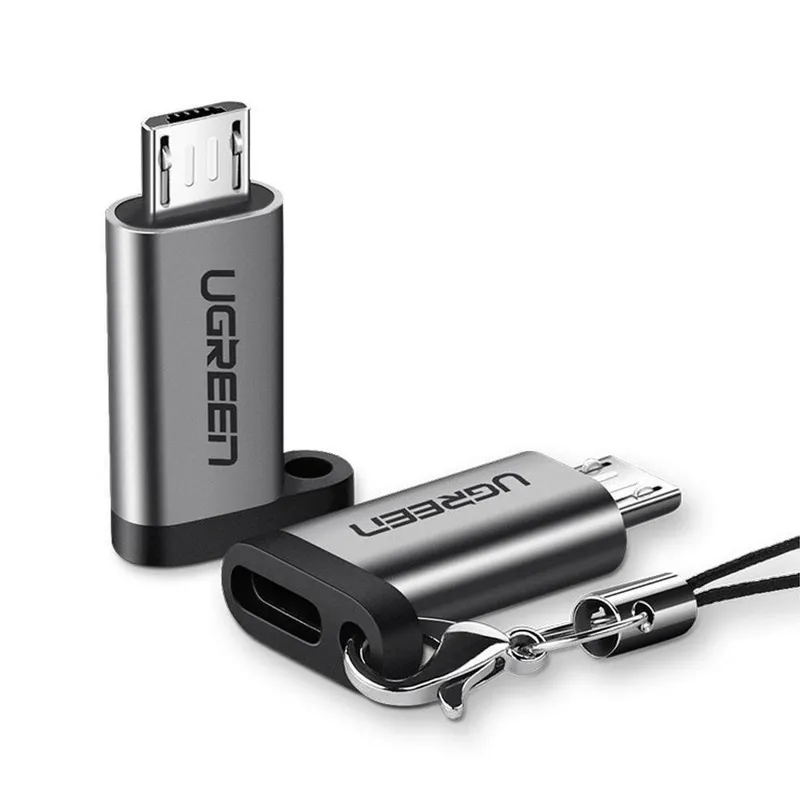 Alternativ bild 0 för Ugreen USB-C till Micro-USB Adapter - Grå