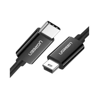 Produktfoto för Ugreen USB-C till Mini-USB Kabel 1m - Svart