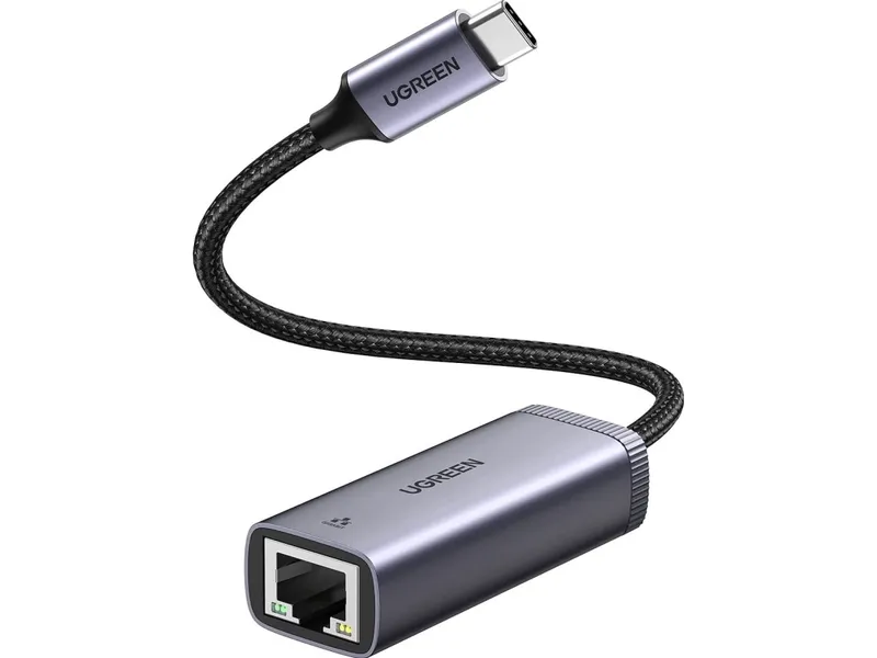 Alternativ bild 0 för UGREEN USB-C till RJ45 1Gbps Ethernet-adapter - Grå