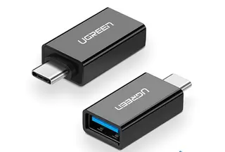 Produktfoto för Ugreen USB-C till USB-A 3.0 Adapter - Svart
