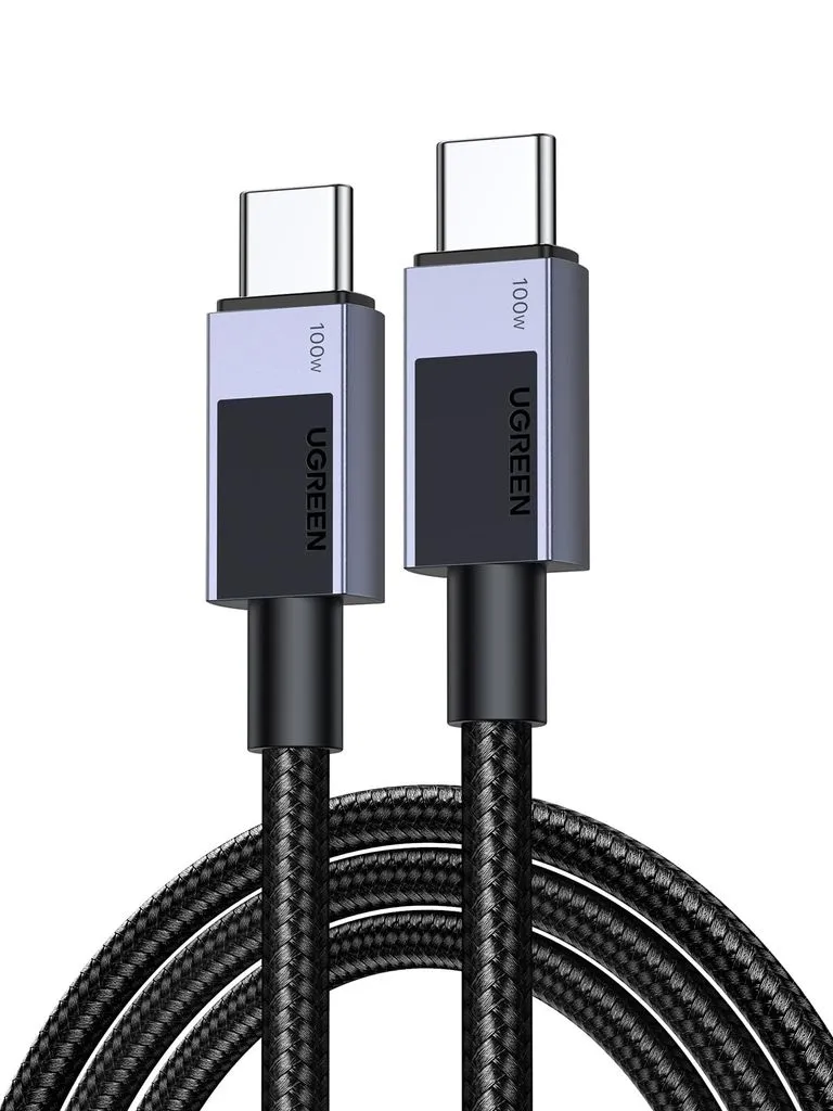 Alternativ bild 0 för UGREEN USB-C till USB-C snabbladdningskabel 5A PD, 2m - Space Grey