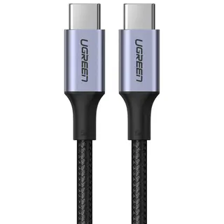Produktfoto för UGREEN USB-C <-> USB-C - 100W - 1m - Svart