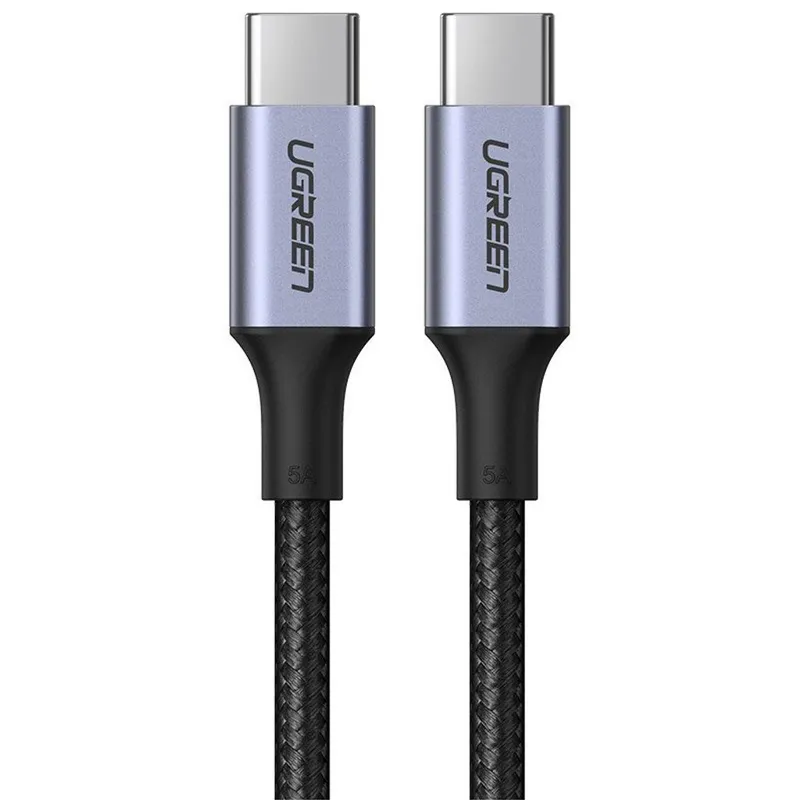 Alternativ bild 0 för UGREEN USB-C <-> USB-C - 100W - 1m - Svart