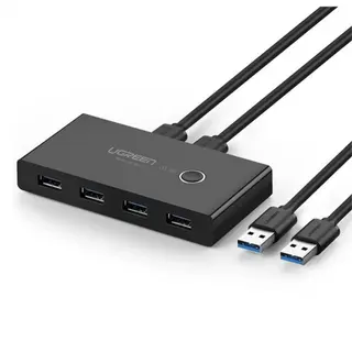 Produktfoto för Ugreen - USB-växel - 4 x SuperSpeed USB 3.0 - skrivbordsmodell