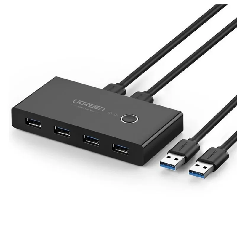 Alternativ bild 0 för Ugreen - USB-växel - 4 x SuperSpeed USB 3.0 - skrivbordsmodell