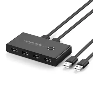 Produktfoto för Ugreen - USB-växel - 4 x USB 2.0 - skrivbordsmodell