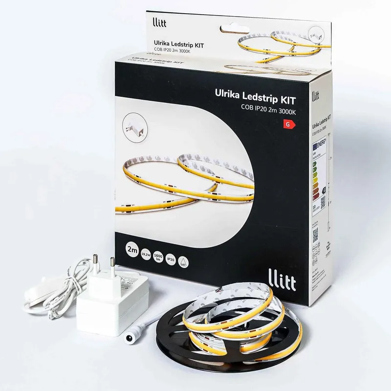Bild 2 för Ulrika Ledstrip kit COB-LED IP20 2m??? 3000K???