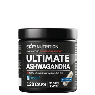 Produktfoto för Ultimate Ashwagandha, 120 kapslar, Star Nutrition