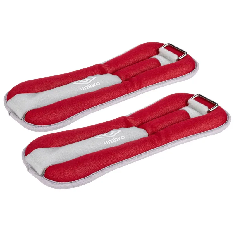 Bild 2 för Umbro - Ankel och handled vikter 2x1 kg (röd)