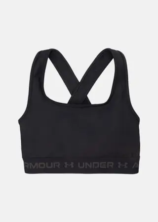 Produktfoto för Under Armour BH Mid Crossback Sport Bra Svart polyester Small Dam