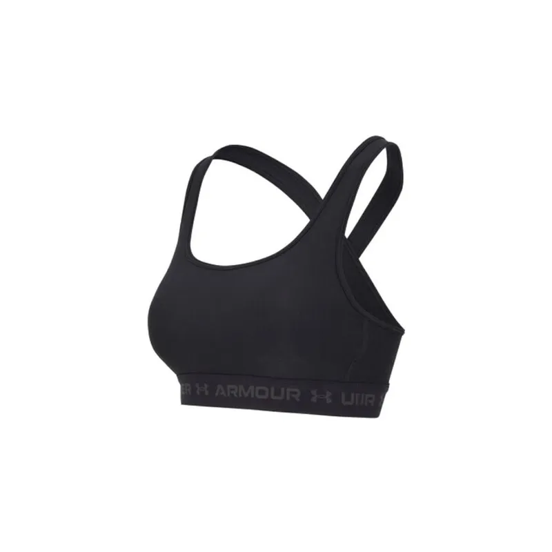 Bild 2 för Under Armour BH Mid Crossback Sport Bra Svart polyester Small Dam
