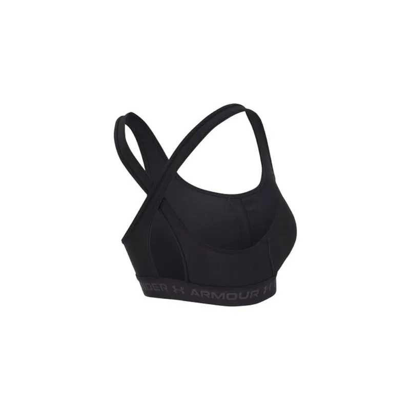 Bild 3 för Under Armour BH Mid Crossback Sport Bra Svart polyester Small Dam