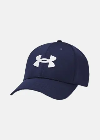 Produktfoto för Under Armour - Blå flexfit Keps - Blitzing Midnight Navy Flexfit @ Hatstore