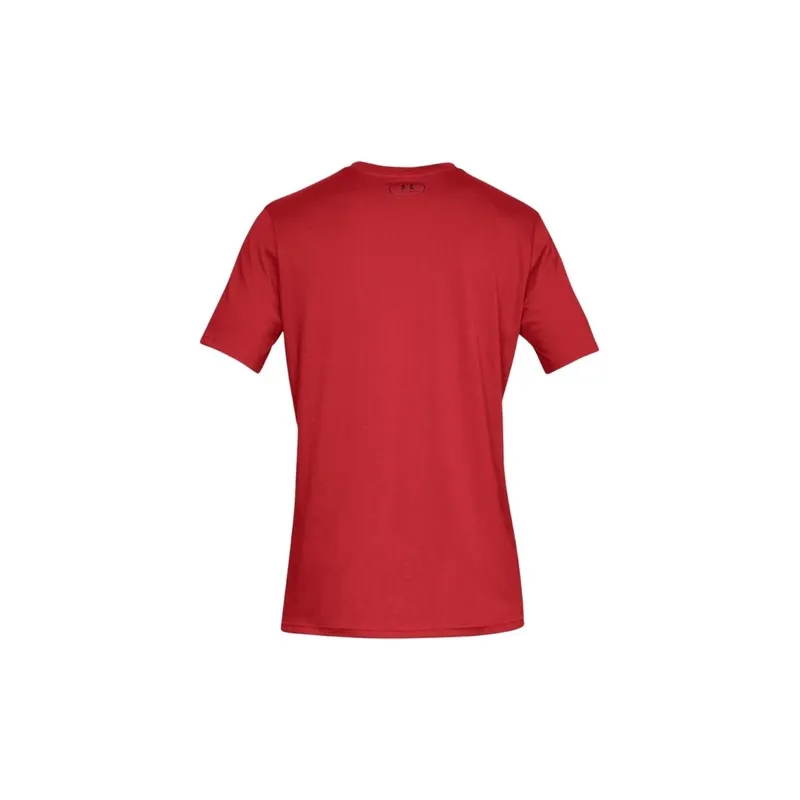 Bild 3 för Under Armour Boxed Sportstyle Short Sleeve T-shirt Röd Medium Herr