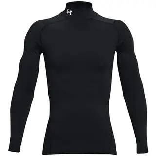 Produktfoto för Under Armour ColdGear Compression Mock Svart polyester Small Herr