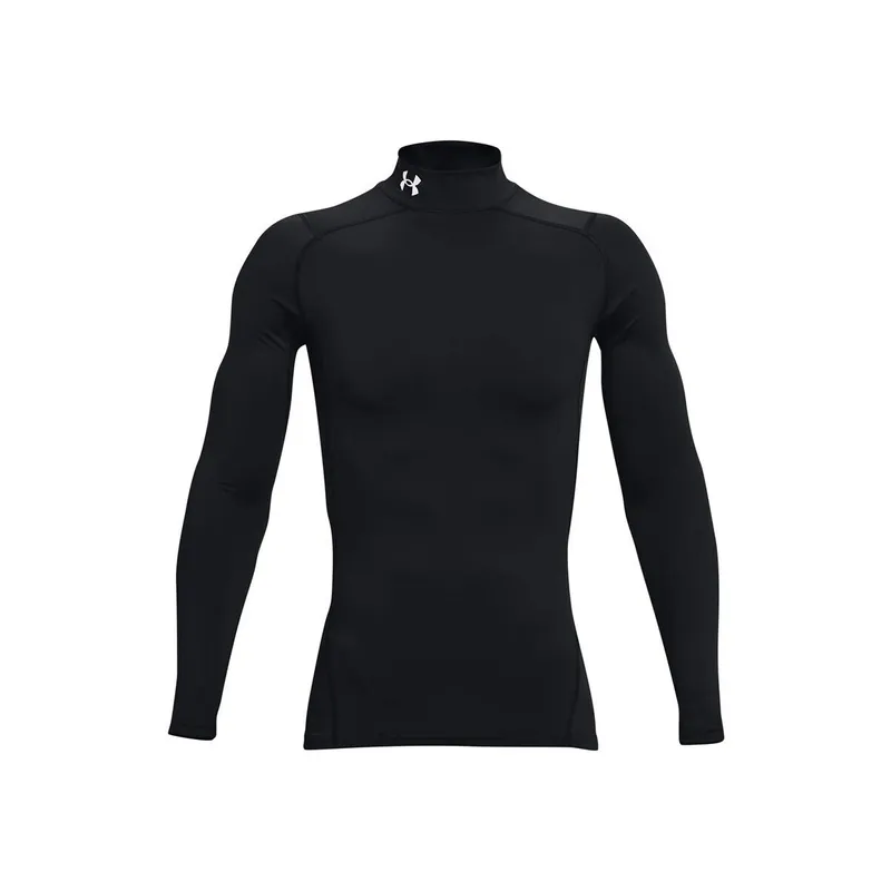 Bild 2 för Under Armour ColdGear Compression Mock Svart polyester Small Herr