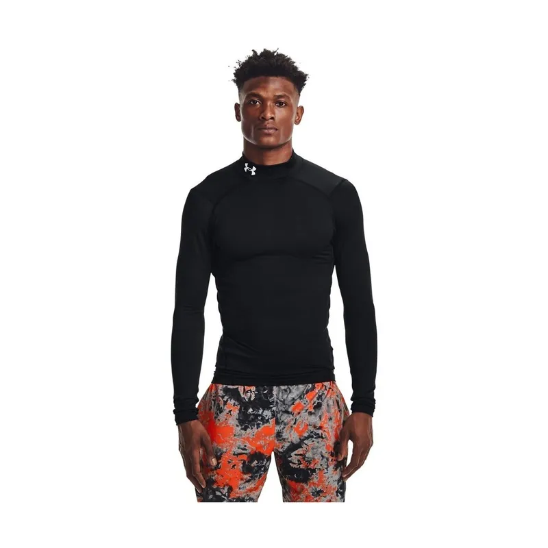 Bild 4 för Under Armour ColdGear Compression Mock Svart polyester Small Herr