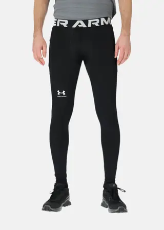 Produktfoto för Under Armour ColdGear Leggings Svart polyester Medium Herr