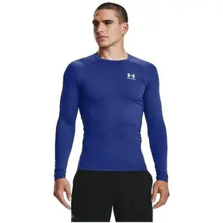 Produktfoto för Under Armour HeatGear LS Compression Shirt Royalblå X-Large Herr