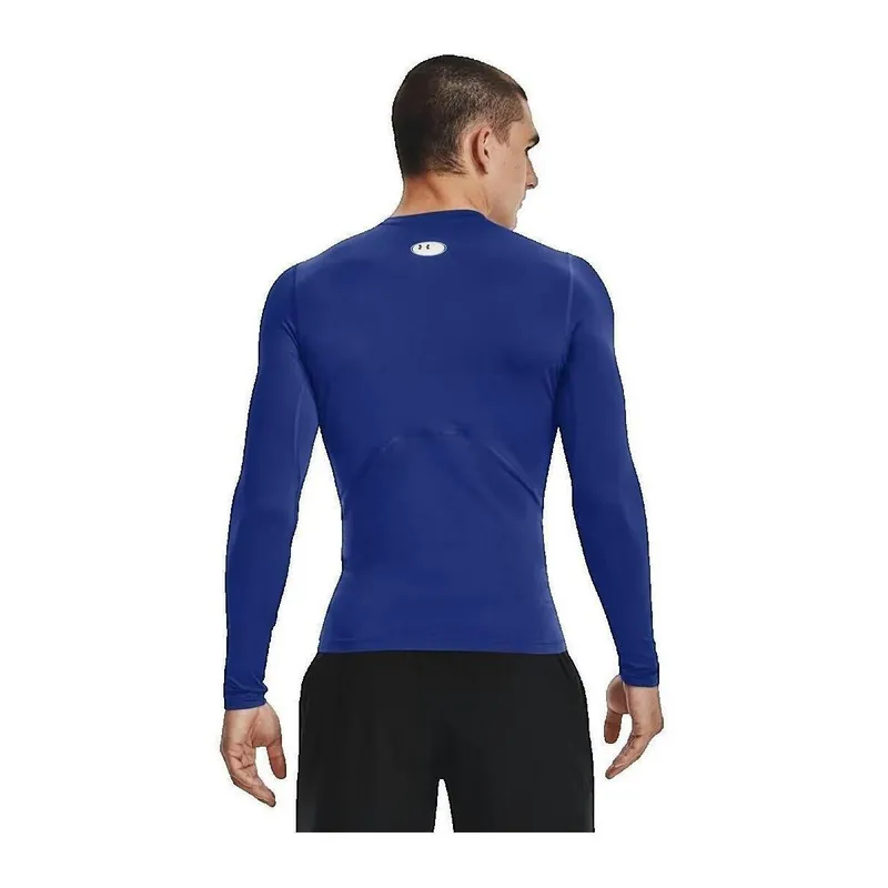 Bild 4 för Under Armour HeatGear LS Compression Shirt Royalblå X-Large Herr