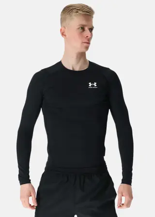 Produktfoto för Under Armour HeatGear LS Compression Shirt Svart Medium Herr