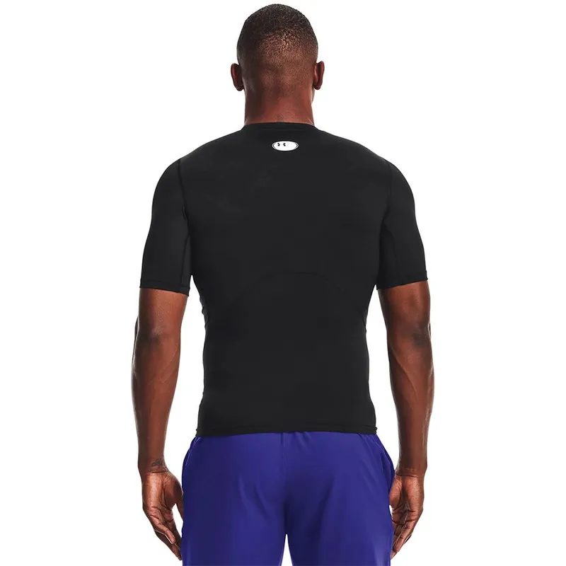 Bild 2 för Under Armour HeatGear SS Compression Shirt Svart Small Herr
