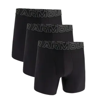 Produktfoto för Under Armour Kalsonger 3P Performance Tech Solid 6in Boxers Svart polyester Large Herr