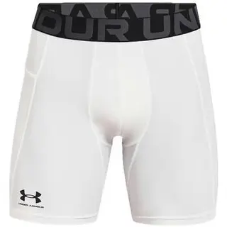 Produktfoto för Under Armour Kalsonger HeatGear Mid Compression Shorts Vit Small Herr