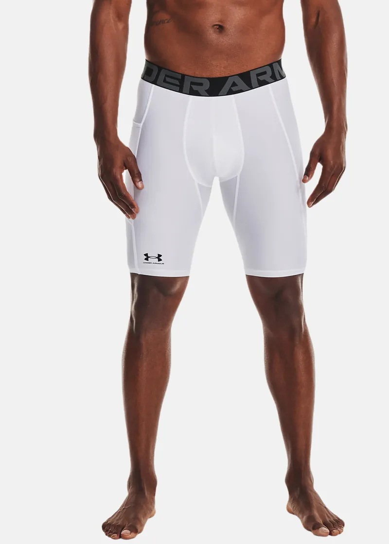 Bild 1 för Under Armour Long Compression Shorts Vit Medium Herr