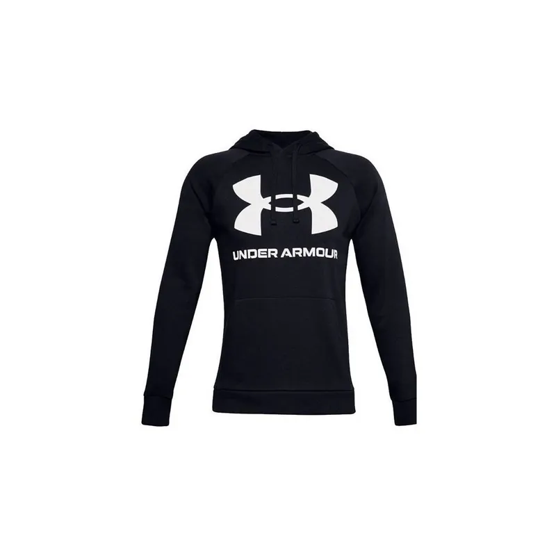 Bild 4 för Under Armour Rival Fleece Big Logo Hoodie Svart/Vit Large Herr