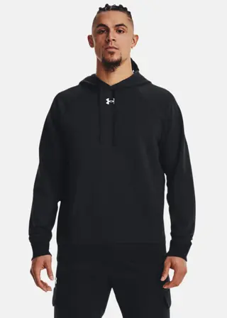 Produktfoto för Under Armour Rival Fleece Hoodie black 1379757 001 L