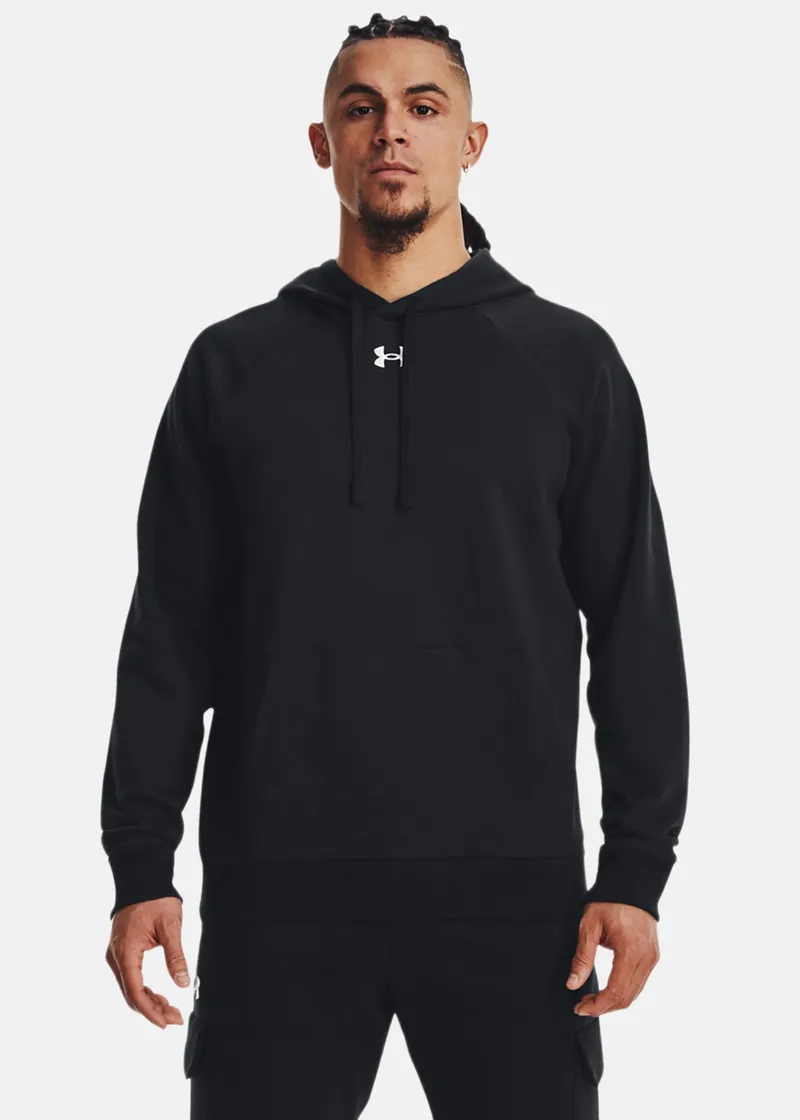 Bild 1 för Under Armour Rival Fleece Hoodie black 1379757 001 XL