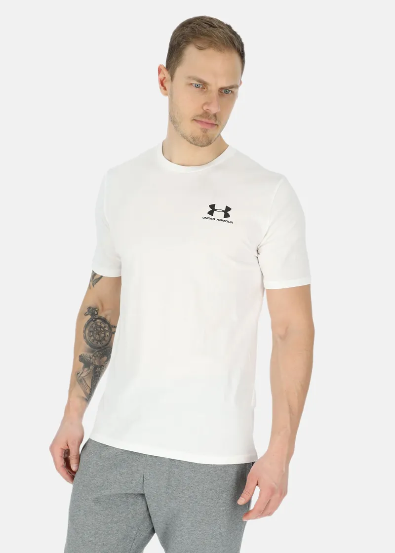 Bild 1 för Under Armour Sportstyle LC Short Sleeve Vit Large Herr