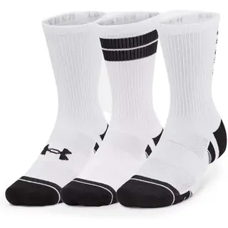 Produktfoto för Under Armour Strumpor 3P Performance Tech Nov Crew Socks Vit polyester Medium