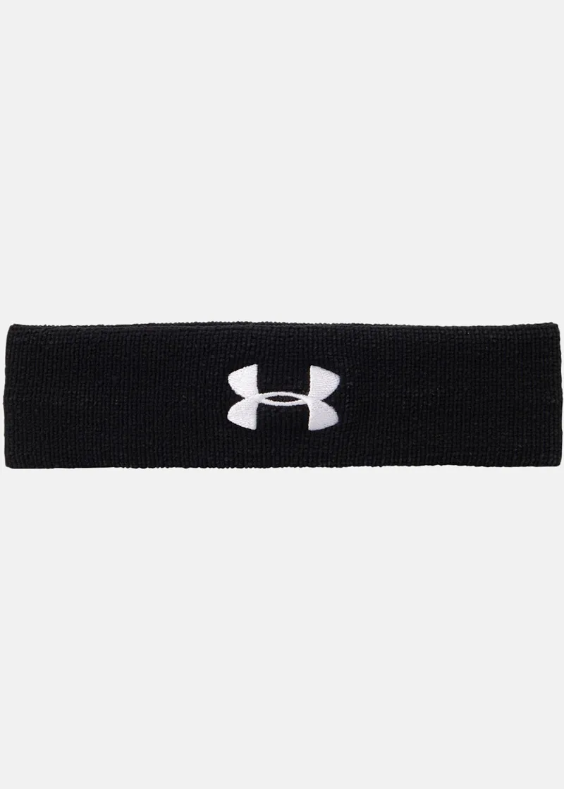 Bild 2 för Under Armour - Svart Beanie - Performance Black Headband @ Hatstore