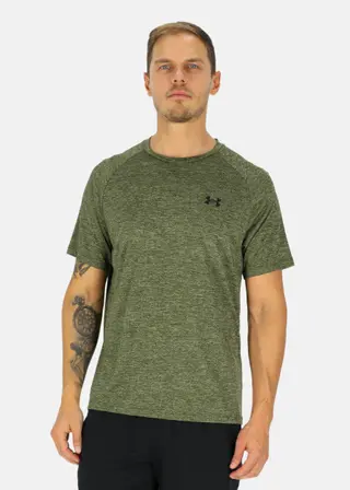 Produktfoto för Under Armour Tech 2.0 T-Shirt Grön Mönstrad polyester Large Herr