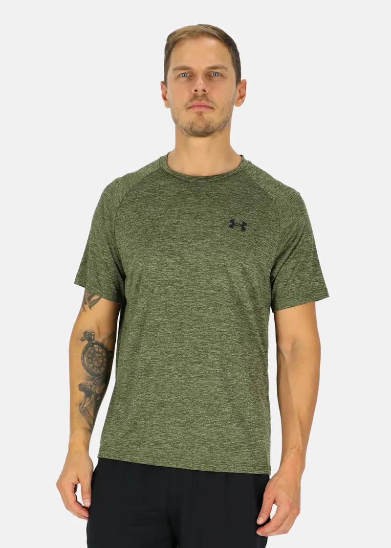Bild 2 för Under Armour Tech 2.0 T-Shirt Grön Mönstrad polyester X-Large Herr