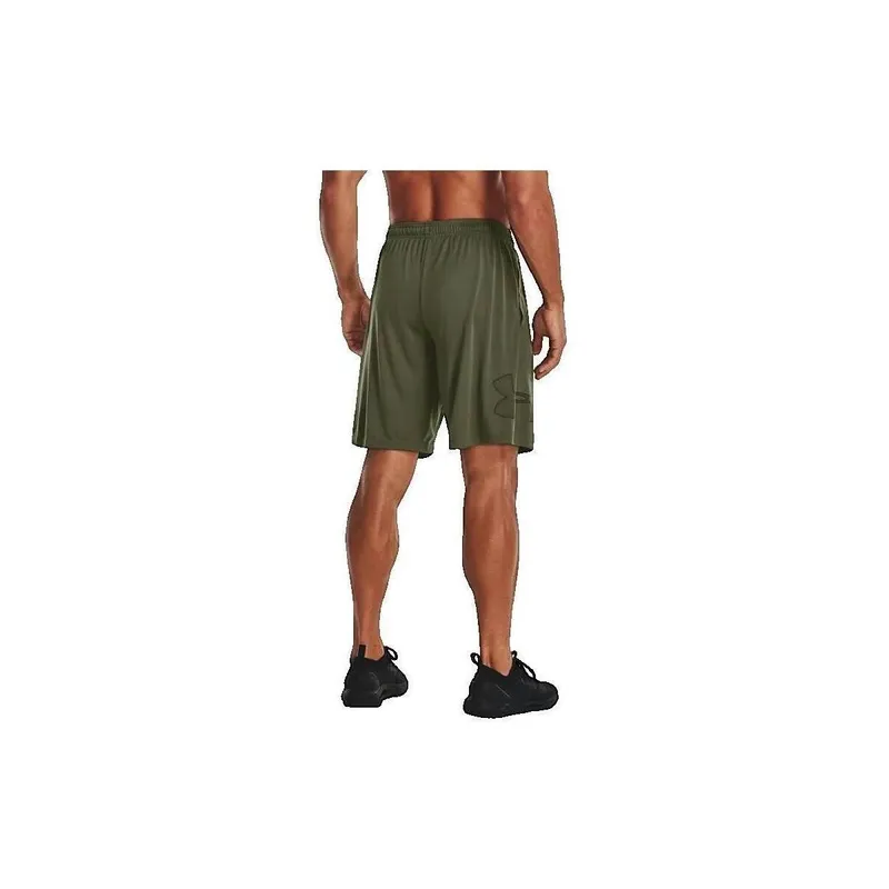 Bild 4 för Under Armour Tech Graphic Shorts Militärgrön polyester XX-Large Herr