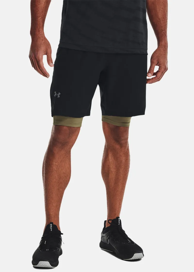 Bild 2 för Under Armour Vanish Woven 8in Shorts Svart polyester Large Herr
