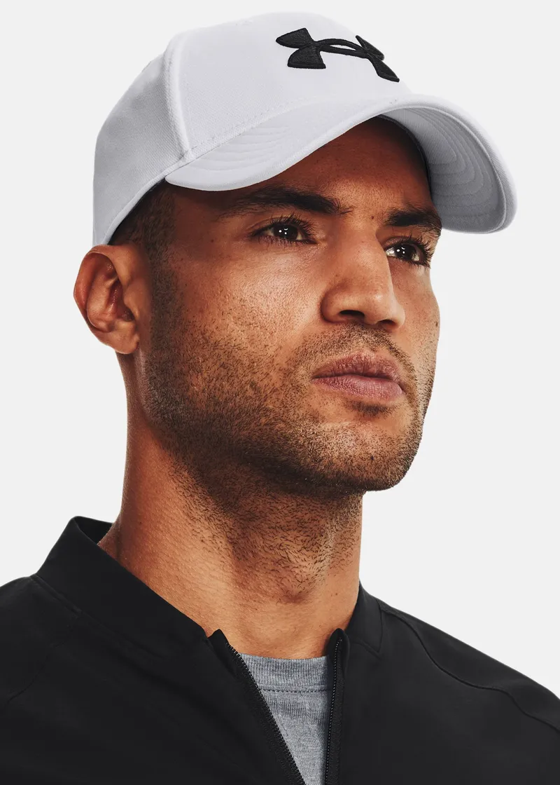Bild 1 för Under Armour - Vit flexfit Keps - Blitzing White/Black Flexfit @ Hatstore