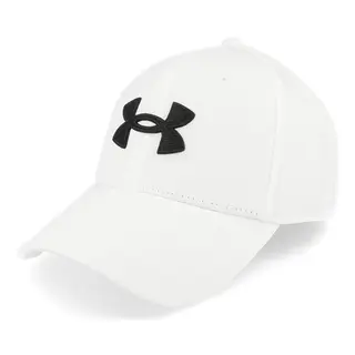 Produktfoto för Under Armour - Vit flexfit Keps - Blitzing White/Black Flexfit @ Hatstore