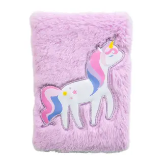 Produktfoto för Unicorn Fluffig Anteckningsbok