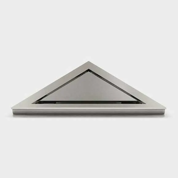Alternativ bild 0 för Unidrain 200 mm HighLine Panel med 10 mm ram för hörndränering