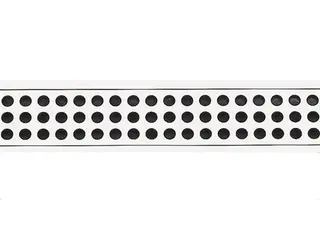 Produktfoto för Unidrain-galler i 3 mm massivt AISI 304 rostfritt stål för ClassicLine ram - modell Classic i längd 700 mm